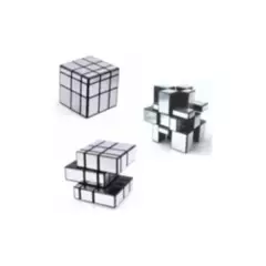 GENERICO - Cubos Rubik MirrowEspejo - Uso profesional - Plateado