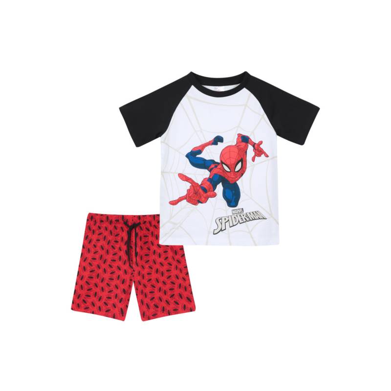 MARVEL Pijama Niño Spiderman Lanzando Negro Marvel
