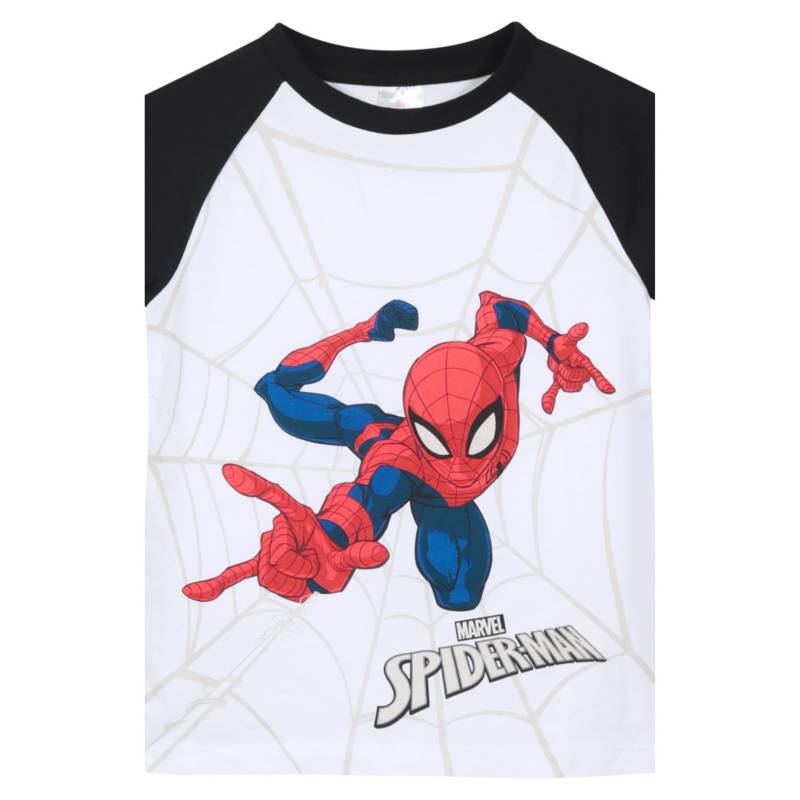 MARVEL Pijama Niño Spiderman Lanzando Negro Marvel