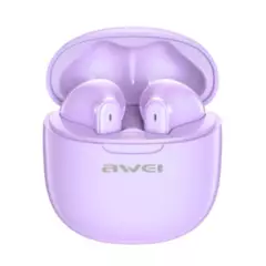 AWEI - Audifonos Awei T68 ENC TWS In Ear Bluetooth Morado