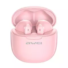AWEI - Audifonos Awei T68 ENC TWS In Ear Bluetooth Rosado