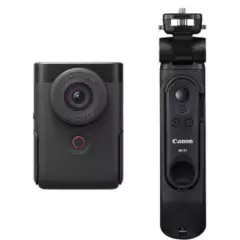 CANON - Canon PowerShot V10 Vlog Cámara Con Kit De Agarre Para Trípode - Negro