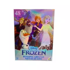 FROZEN - Rompecabezas Metalizado Frozen Disney 48 Piezas