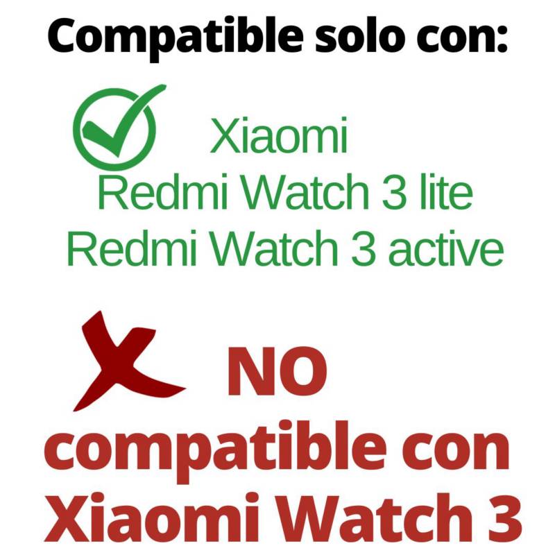 Correa Compatible con Redmi Watch 3 Active Azul Oscuro GENERICO
