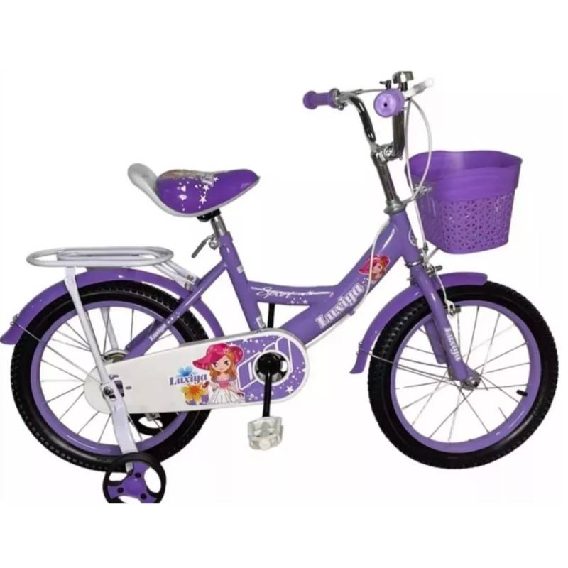 Bicicleta Infantil Aro 12 Color Azul Rosado, Völmark Chile