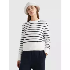 TOMMY HILFIGER - Sweater Collection 1985 A Rayas Multicolor Mujer