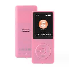 GENERICO - Reproductor de música Bluetooth mp3 + tarjeta de memoria de 32 GB - Rosa