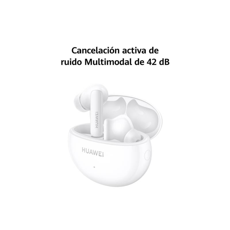 Auriculares True Wireless  Huawei FreeBuds 5i Ceramic White, Resistentes  al agua, Blanco