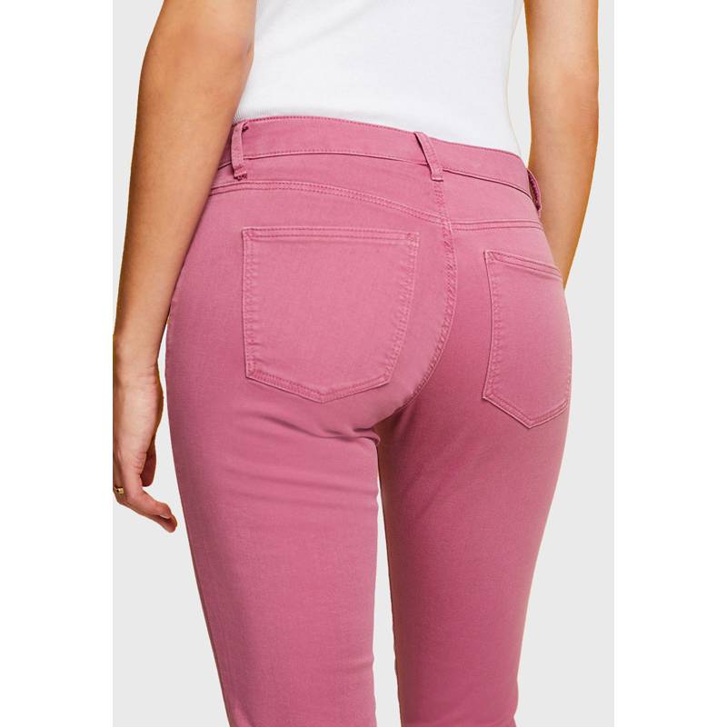 Pantalón Capri En Algodón Ecológico Mujer Esprit ESPRIT