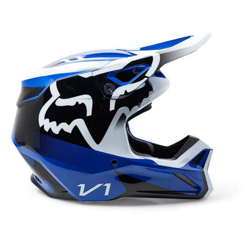 FOX - Casco Moto V1 Leed Azul Talla M