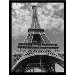 GENERICO - Cuadro Decorativo Torre Eiffel B y N Medidas 30x40 CM