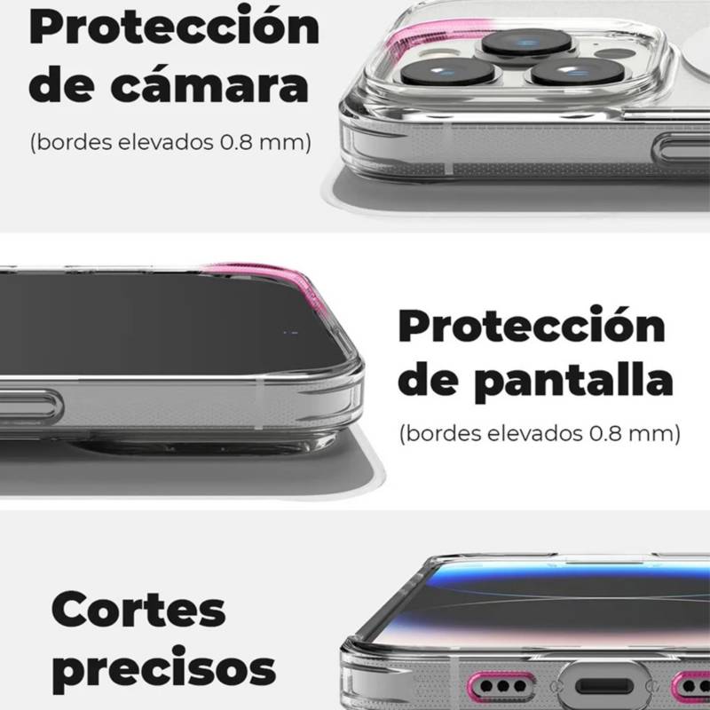 Funda iPhone 15 Plus Silicona MagSafe Negro Epico