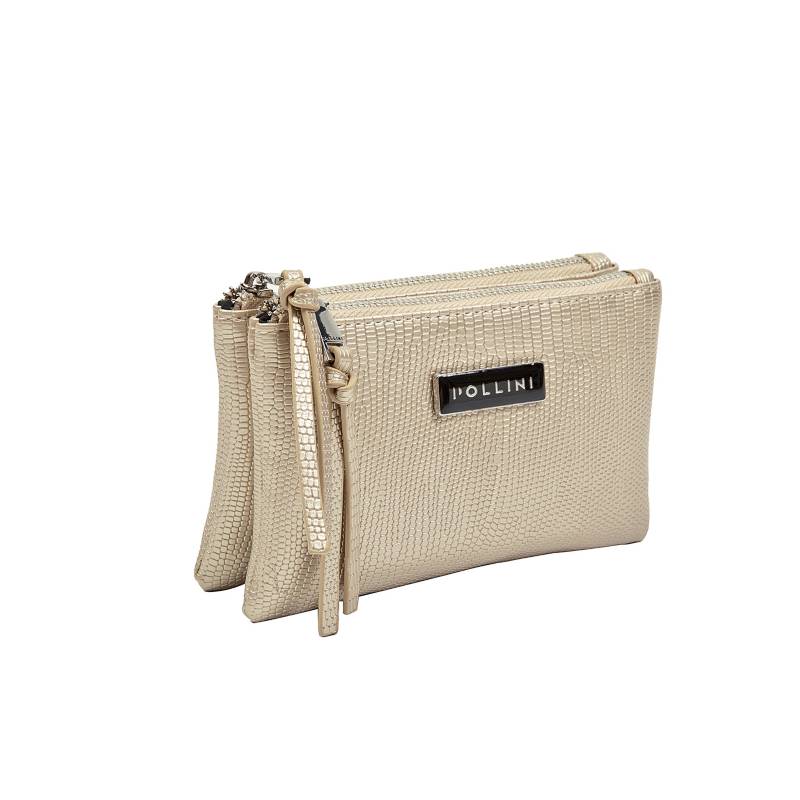 Cartera de piel para mujer con cremallera Pollini