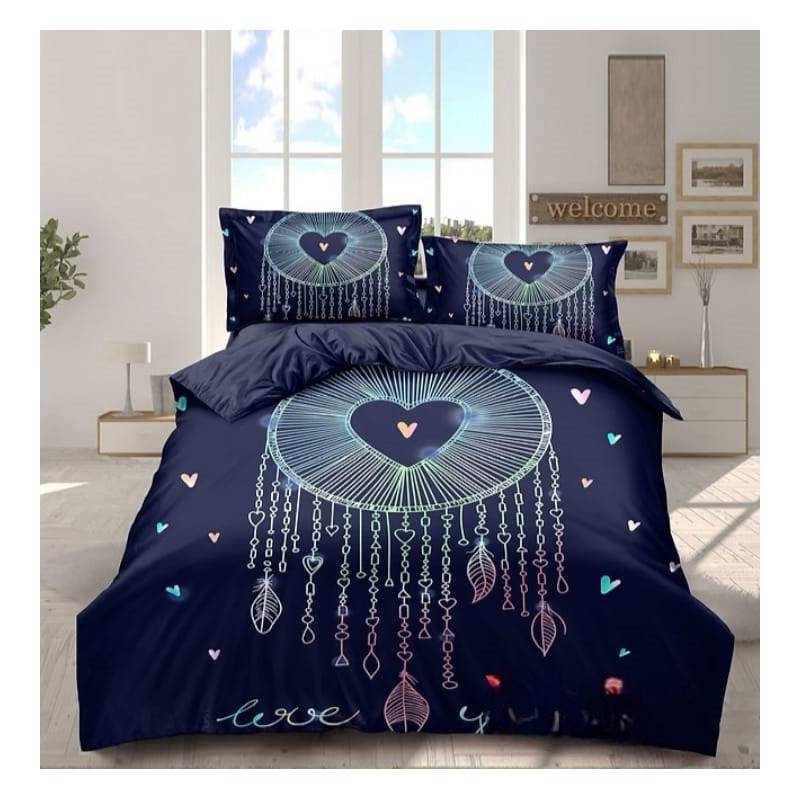 Cubre Cama Queen Mandala Verano Cover 2 Plazas Fundas Vip