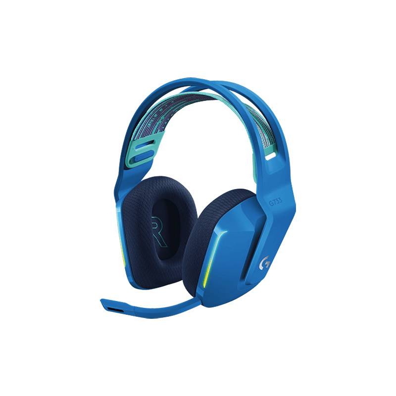 LOGITECH Auriculares inalámbricos para juegos Logitech G733 LIGHTSPEED -  Azul