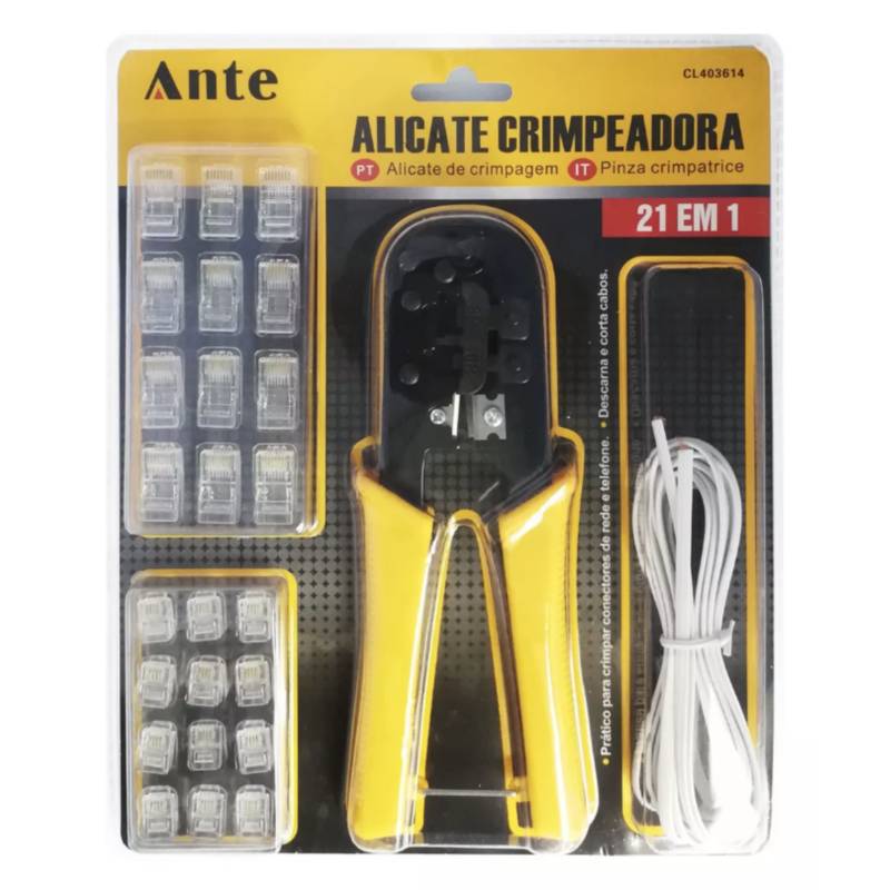 Alicate Crimpiadora Crimpadora Rj45/RJ11 –