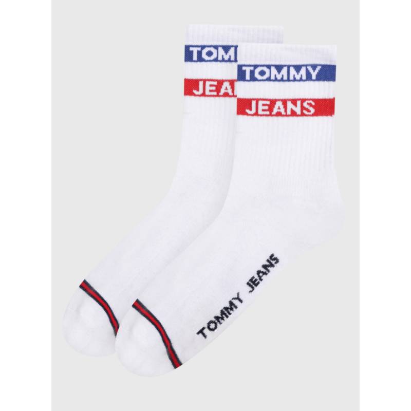 TOMMY HILFIGER Calcetines Logo Jeans Blanco Hombre