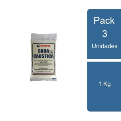 Soda Caustica en Escamas Dideval 500g