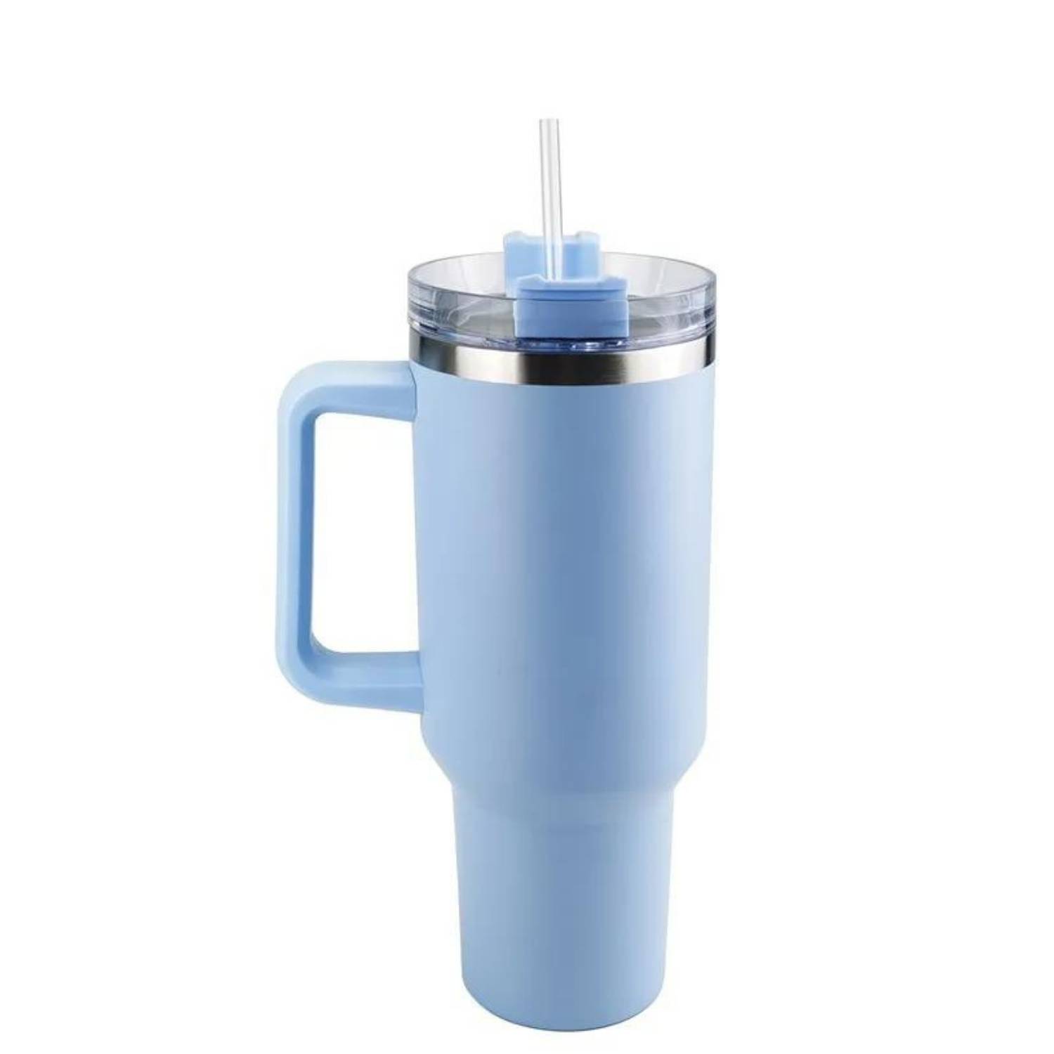 VASO TERMICO TIPO CAFE SEGYM 400ML CELESTE - Udachi