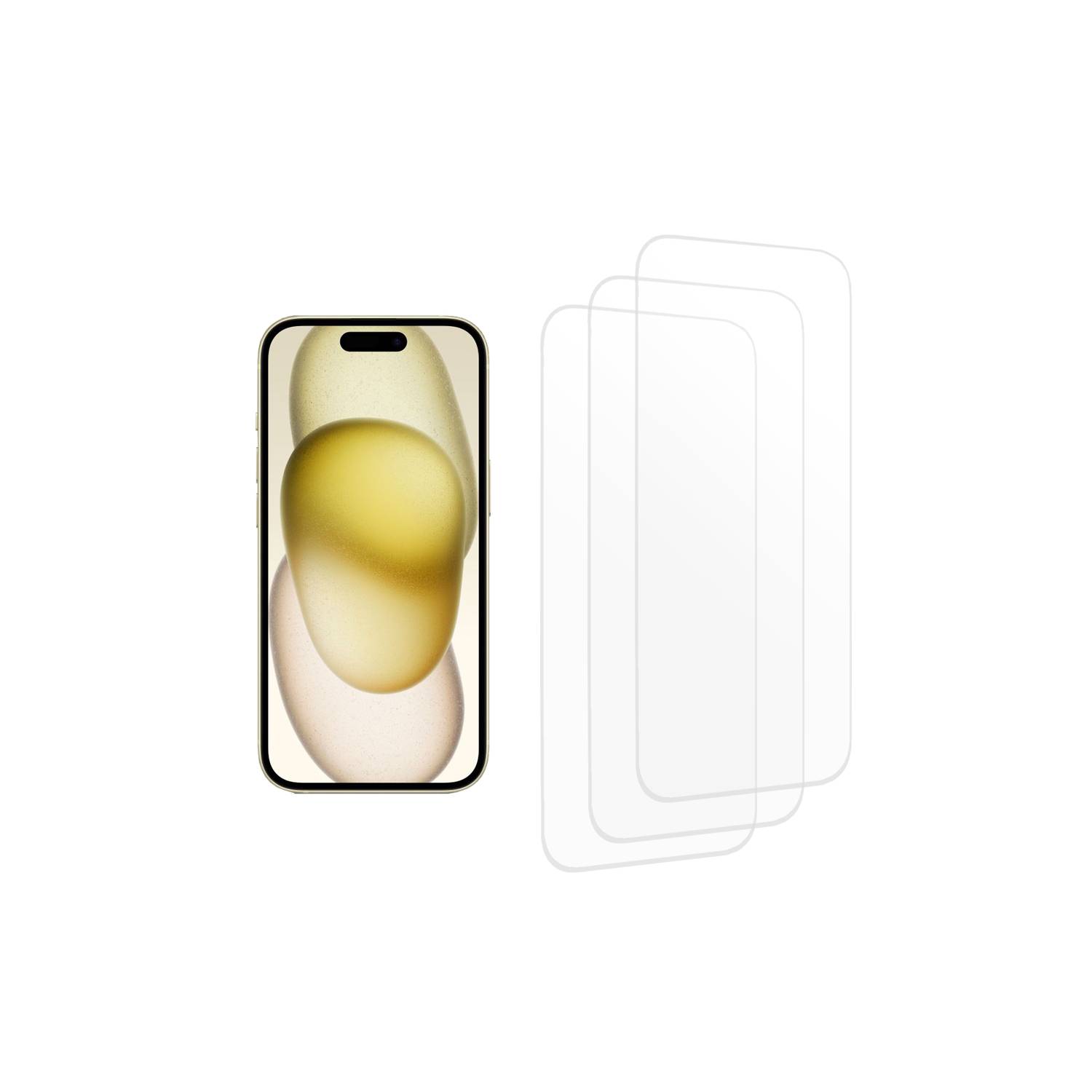 CELLBOX Pack de 3 Láminas Micas de Vidrio Templado 9H para iPhone SE 2020 /  SE 2022