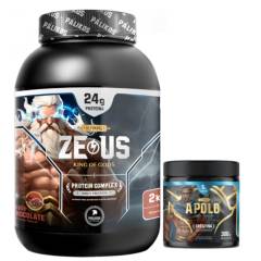 PALIKOS FITNESS - PACK WARRIOR Proteina Zeus COMPLEX 2kg  Chocolate Creatina Apolo 300g