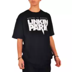 GENERICO - Polera original de Linkin Park con diseño de Minutes to Midnight