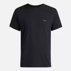 LIPPI - Polera Hombre Ulmo T-Shirt Negro Lippi