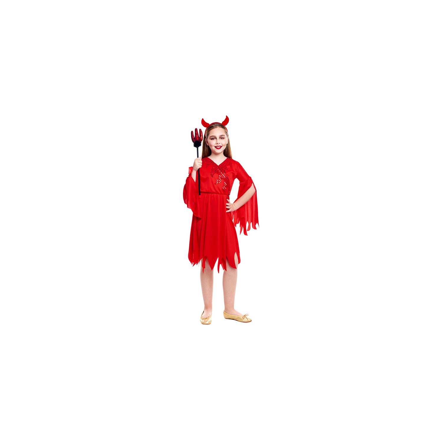 Disfraz de Diablita para niña (8 años)