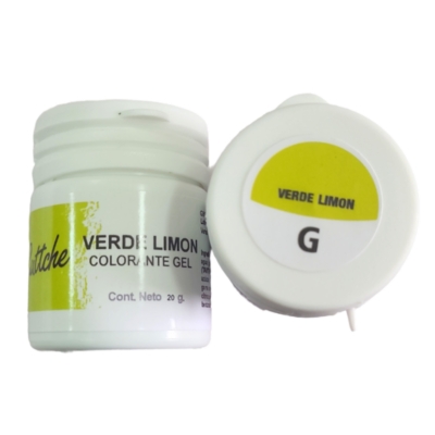 Colorante Gel Verde Limón Guttche 20 gr.