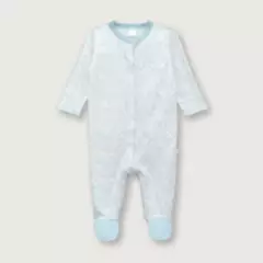OPALINE - Pijama de bebé niña osito baby girl celeste (RN - 12M) celeste 0 meses