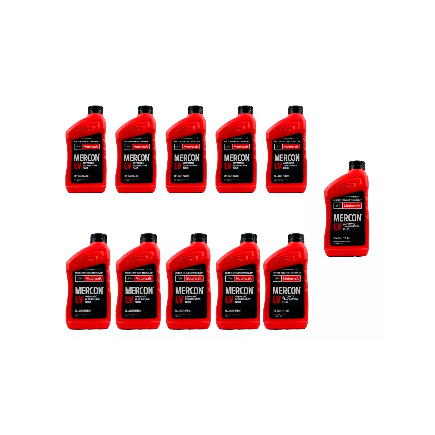 MOTORCRAFT MERCON LV AUTOMATIC TRANSMISSION FLUID - XT-10-QLVC -12