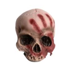 FRANK & MORTIS - Calavera Cráneo Con Mano Sangrienta 16x15cm