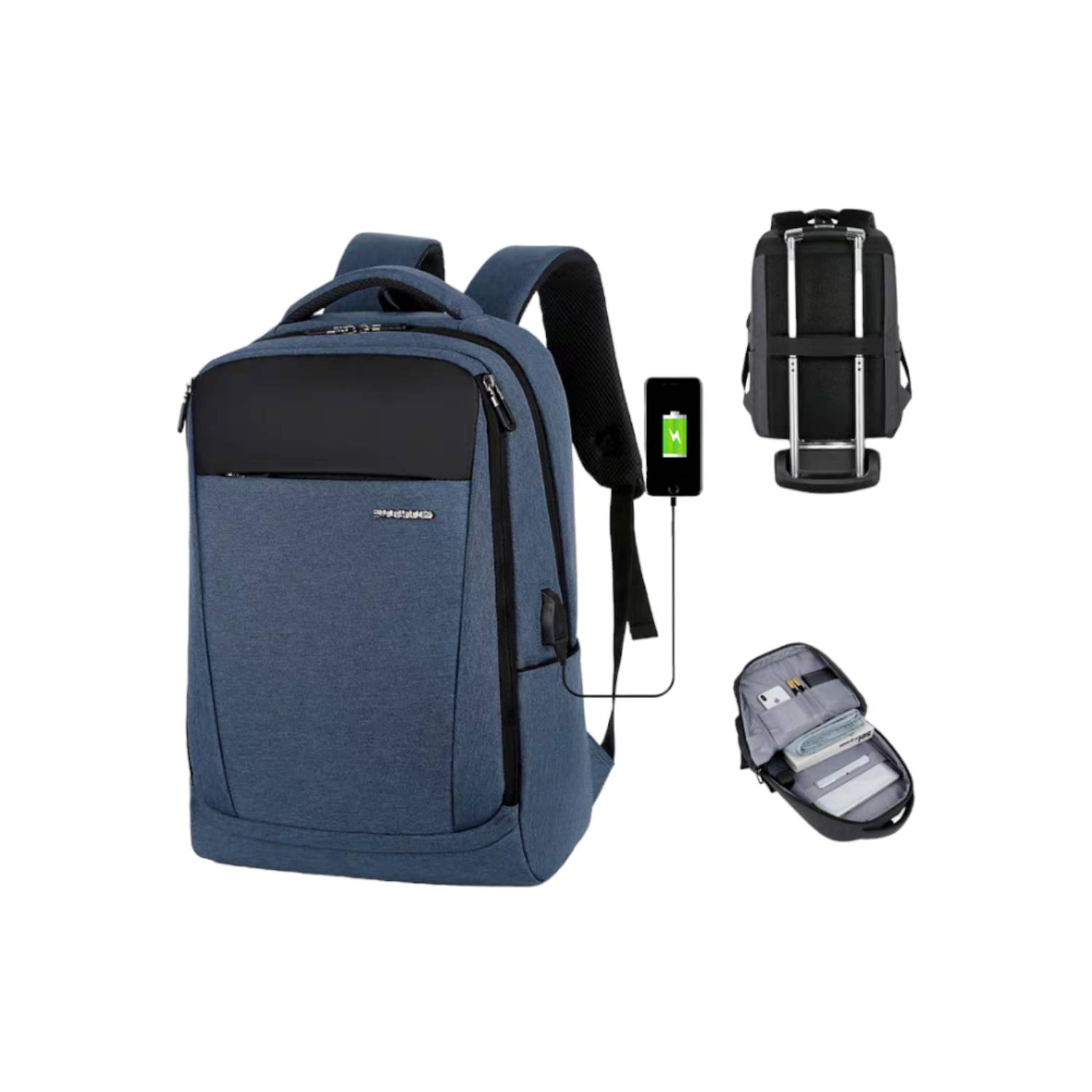 Mochila Urbana Porta Notebook Unisex Puerto Usb