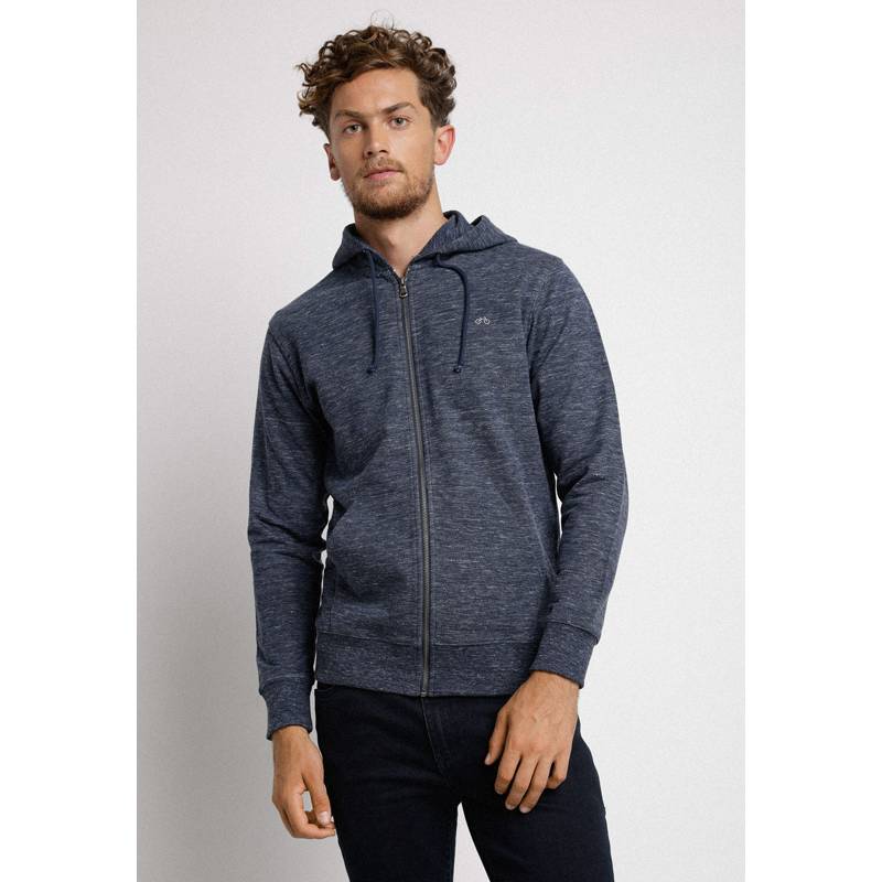 TRIAL Poler n hombre hoodie con cierre azul marino falabella