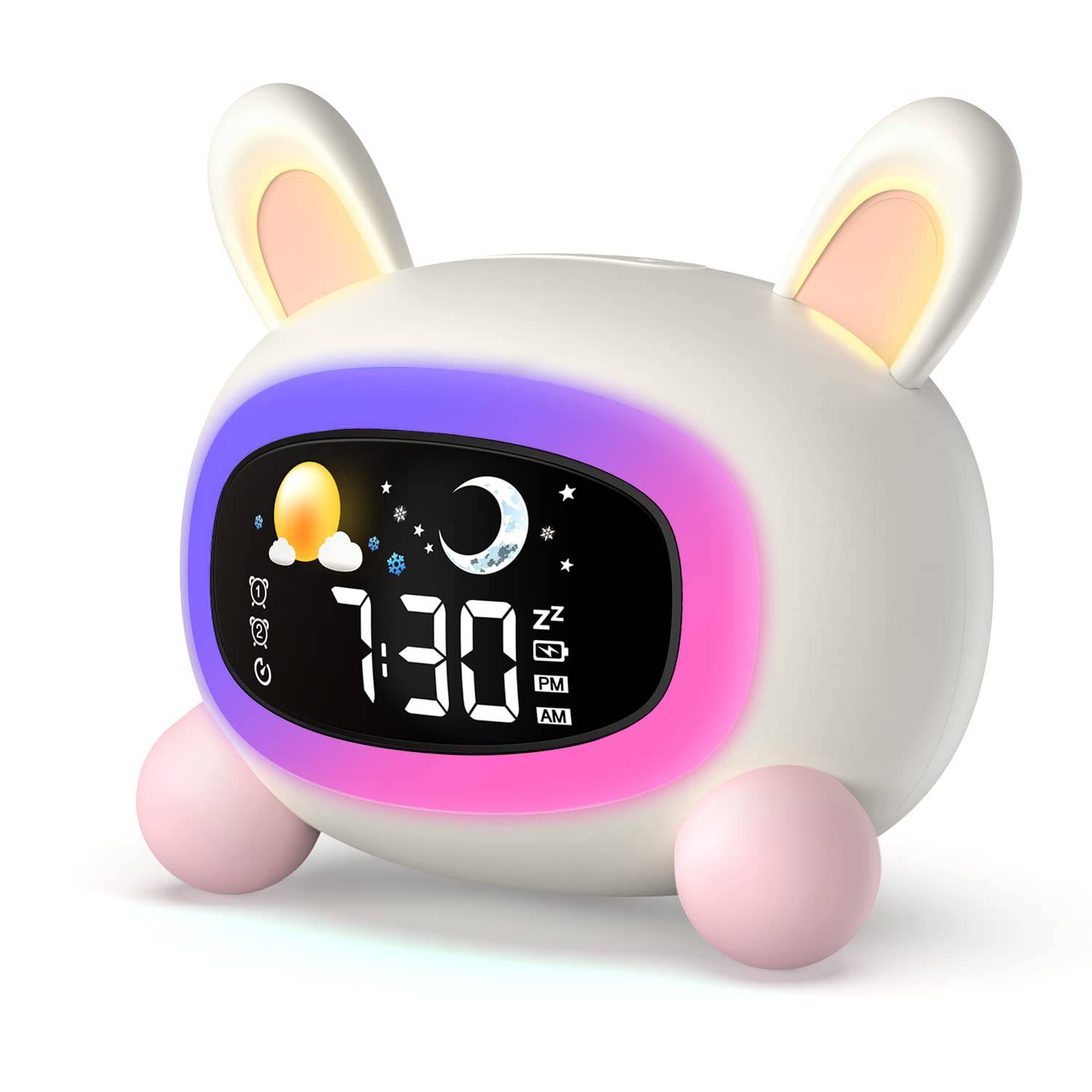 Reloj Despertador Infantil Conejo 17cmx11cm