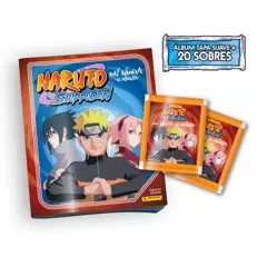 PANINI CHILE - Pack Naruto Shippuden Un Nuevo Comienzo (Álbum + 20 Sobres)