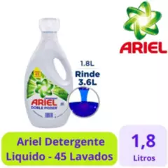 ARIEL - Ariel Detergente Liquido Para Ropa Concentrado 1800mL