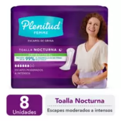 PLENITUD - Toalla Ultra antibacterial Plenitud Femme Nocturna 8 un