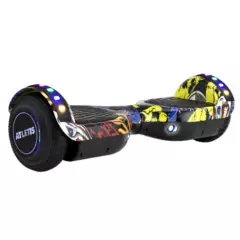 ATLETIS - Hoverboard Bluetooth Luces 6,5" 12 Km/h Amarillo