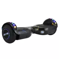 ATLETIS - Hoverboard Bluetooth Luces 6,5" 12 Km/h Negro