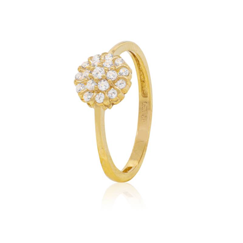 Anillo Rosetón Oro 14KJoyería Mujer-Anillos Mujer