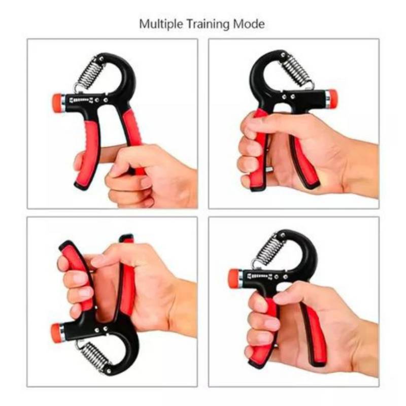 Hand Grip Ejercitador de Manos Ajustable 60 kg Negro