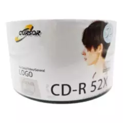 GENERICO - Cd-r 52x Cursor Dvd Pack 50 Unid No Imprimible Compact Disc