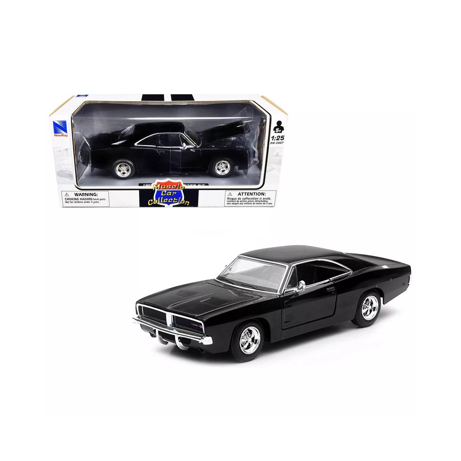 DIECAST MASTER Auto Coleccion 1:25 Dodge Charger R/t 1969 #71893