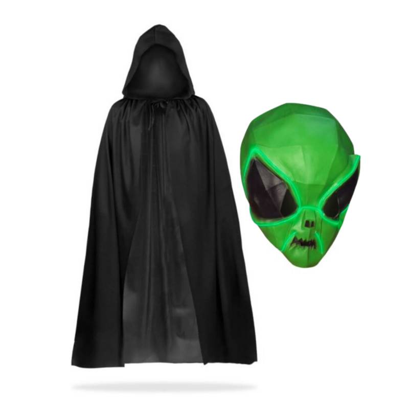 Capa de disfraz - Verde/Alien - NIÑOS
