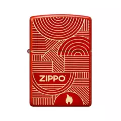 ZIPPO - Encendedor Zippo Abstract Lines Design Rojo ZP48705 ZIPPO