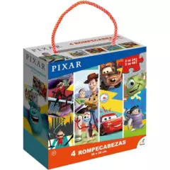 PIXAR - Pixar Rompecabezas 4 En 1