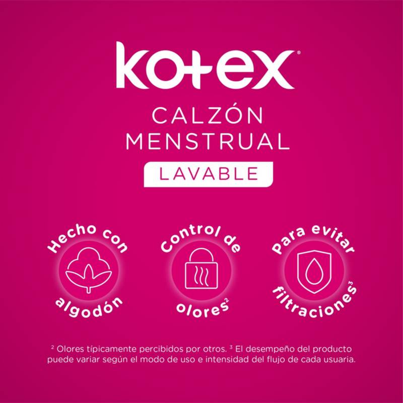 Calzón Menstrual Lavable Kotex®