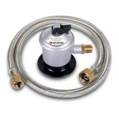 SPLENDID - Regulador de gas licuado  flexible 3/8’’ a 1/2‘’ Splendid
