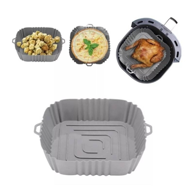 Cesto Bandeja Silicona Para Airfryer Freidora Aire